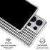 Houndstooth Black/White Galaxy S25 Ultra Clear Case